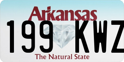 AR license plate 199KWZ