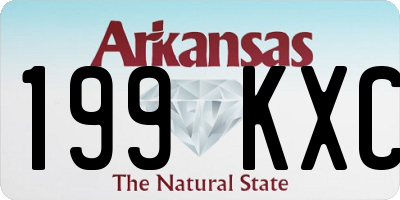 AR license plate 199KXC