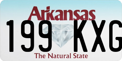 AR license plate 199KXG