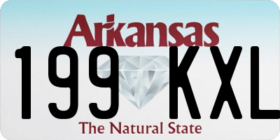 AR license plate 199KXL