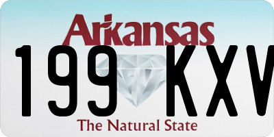 AR license plate 199KXV