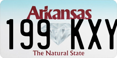 AR license plate 199KXY