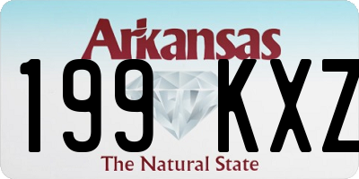 AR license plate 199KXZ