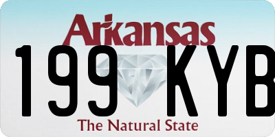 AR license plate 199KYB