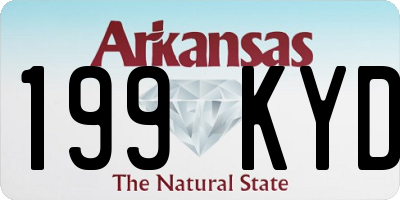 AR license plate 199KYD