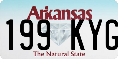 AR license plate 199KYG