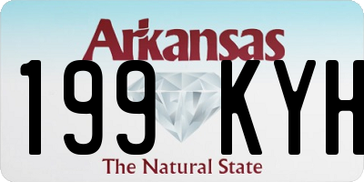 AR license plate 199KYH