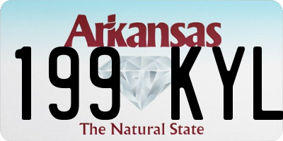AR license plate 199KYL