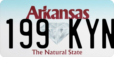 AR license plate 199KYN