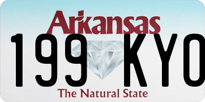 AR license plate 199KYO
