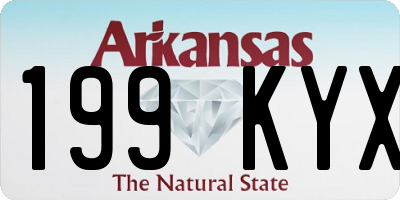 AR license plate 199KYX