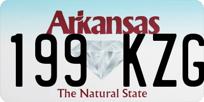 AR license plate 199KZG