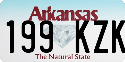 AR license plate 199KZK