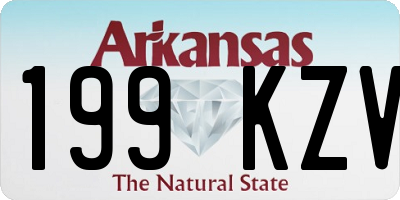 AR license plate 199KZV