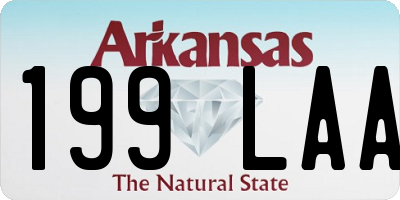 AR license plate 199LAA