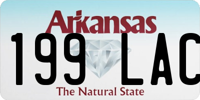 AR license plate 199LAC