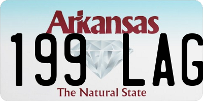AR license plate 199LAG