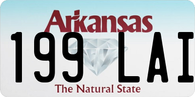 AR license plate 199LAI