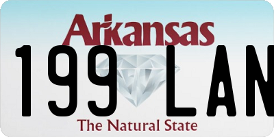 AR license plate 199LAN