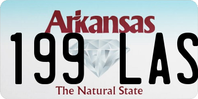 AR license plate 199LAS