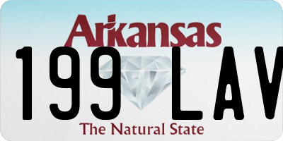 AR license plate 199LAV