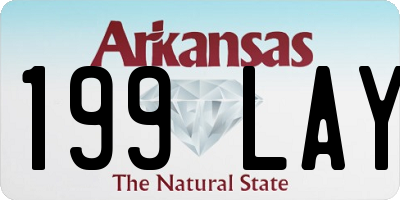 AR license plate 199LAY