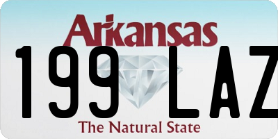 AR license plate 199LAZ
