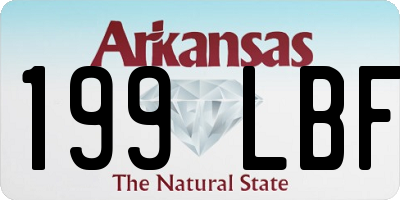 AR license plate 199LBF
