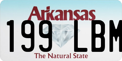 AR license plate 199LBM