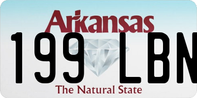 AR license plate 199LBN