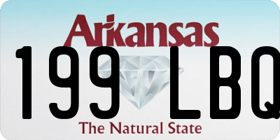 AR license plate 199LBQ