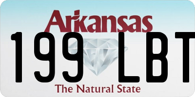AR license plate 199LBT