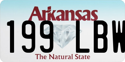 AR license plate 199LBW