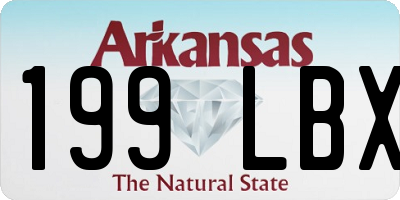 AR license plate 199LBX