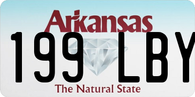 AR license plate 199LBY