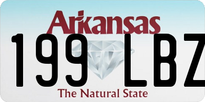 AR license plate 199LBZ