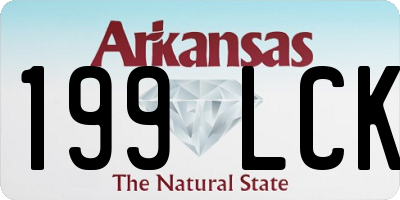 AR license plate 199LCK