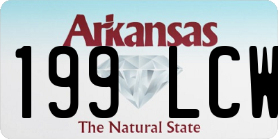 AR license plate 199LCW