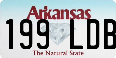 AR license plate 199LDB