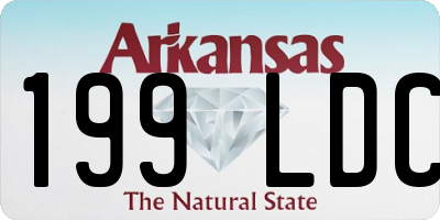 AR license plate 199LDC