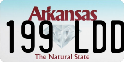AR license plate 199LDD