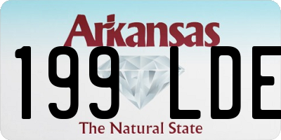 AR license plate 199LDE