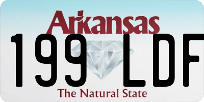 AR license plate 199LDF