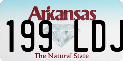 AR license plate 199LDJ