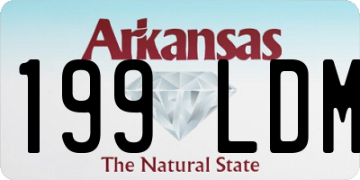 AR license plate 199LDM