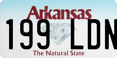 AR license plate 199LDN