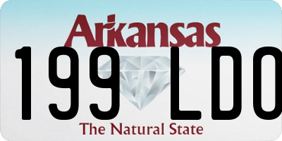 AR license plate 199LDO