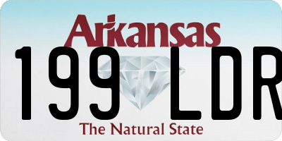 AR license plate 199LDR