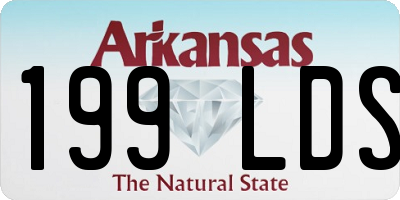 AR license plate 199LDS
