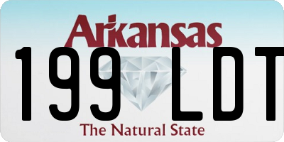 AR license plate 199LDT